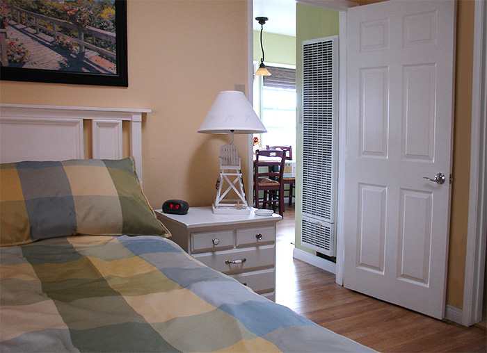 Bianca's bedroom. 'Bianca' is one of three 'Sisters at the Sea' in Oceanside, California.